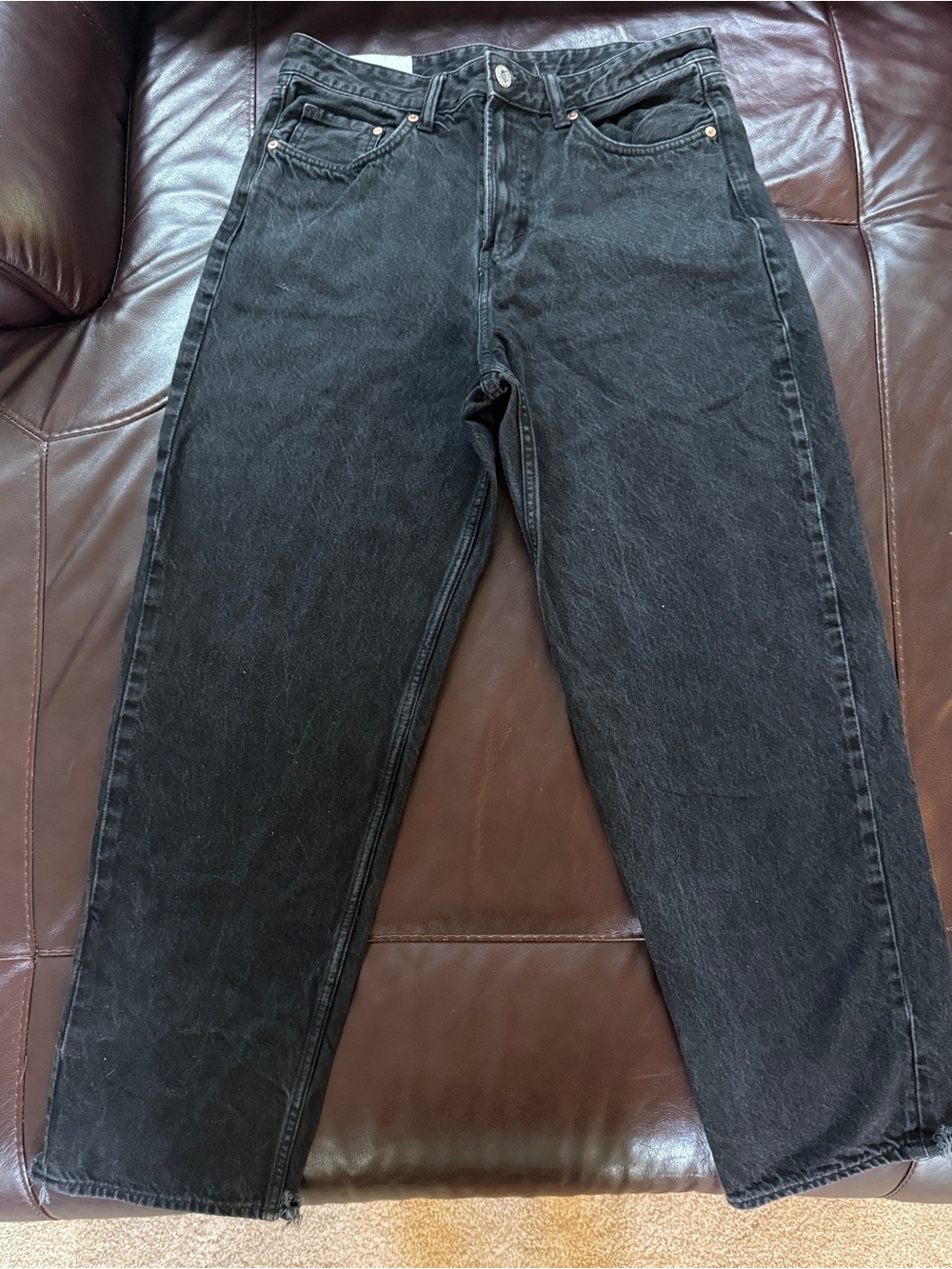 H&M Men's Black Relaxed Jeans